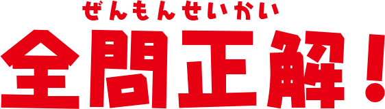 全問正解！